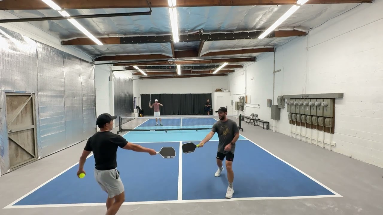 Secret Spot Men’s Doubles Pickleball 3.5+ Game 1 Jason & Daniel Vs Eugene & Austin