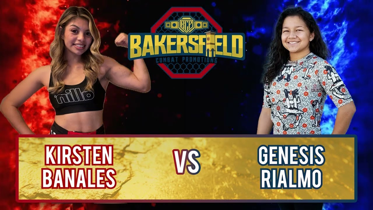 Genesis Rialmo vs. Kirsten Banales  Bakersfield Combat  Banales Claims Victory By Official Stoppage!