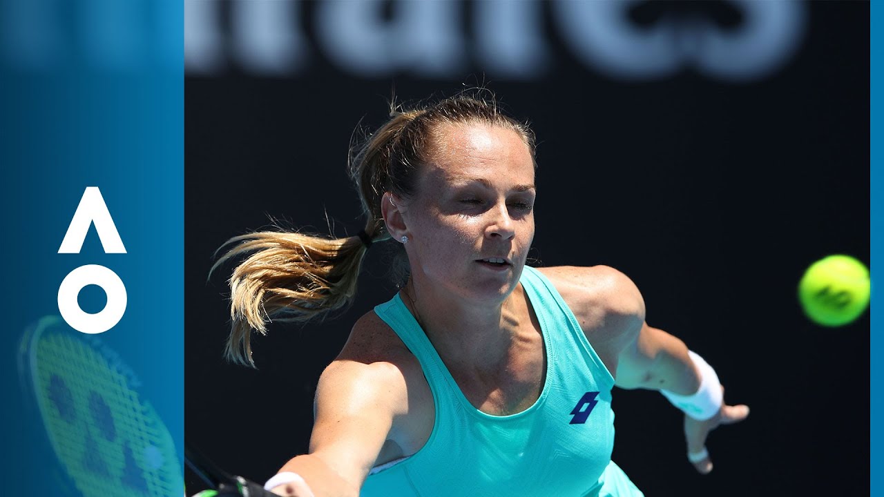 Kirsten Flipkens v Magdalena Rybarikova match highlights (2R) | Australian Open 2018