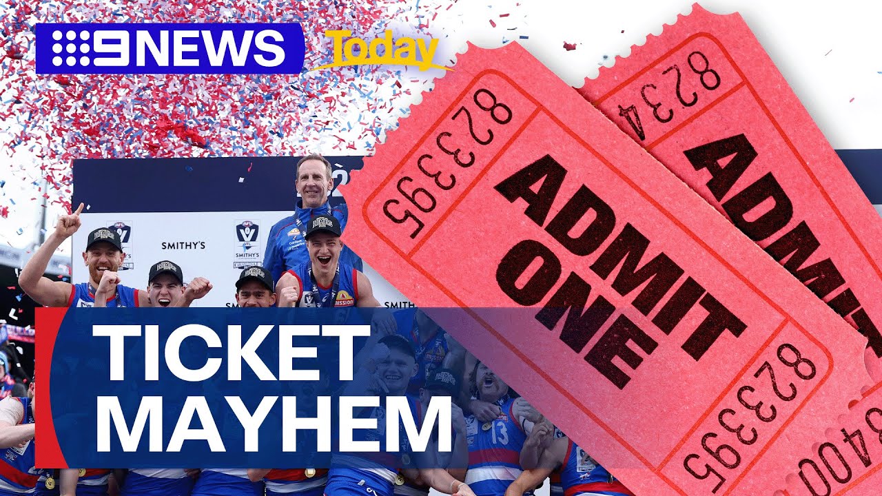 Die-hard AFL fans are beginning to line up for tickets | 9 News Australia