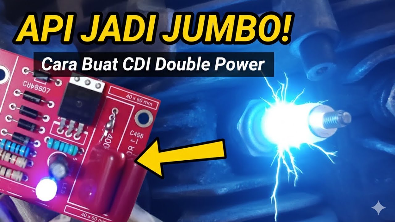 IDE USAHA MANTAB‼️ cara membuat CDI Supra/grand/revo lama dll.@Otodidak_25 