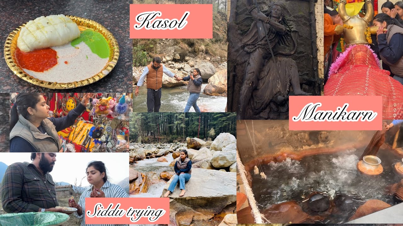 Kasol vlog || Hum h Kasol k nashe me 🤭😍Manikan  jha Shivji ki tisri aankh khuli thi 👀 siddu trying….
