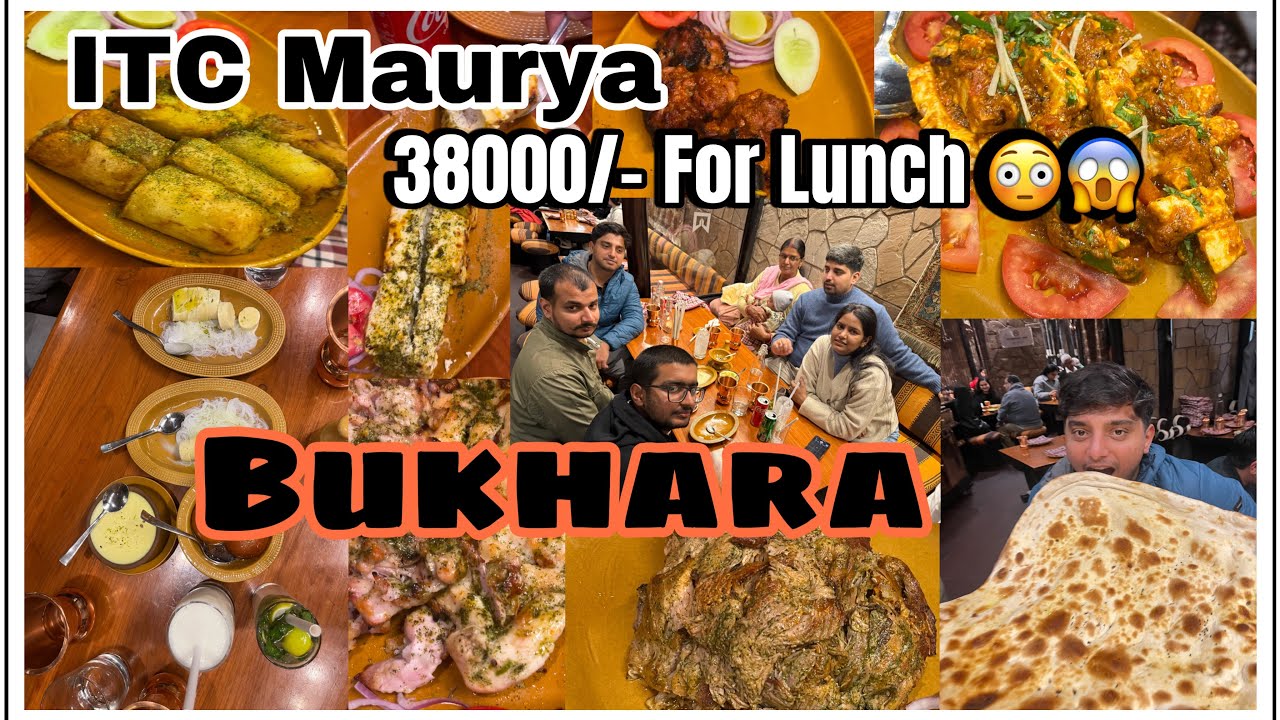 BUKHARA at ITC Maurya Hote|Daal Bukhara |Naan Bukhara | we ordered EVERYTHING AT 5 STAR HOTEL 🥳