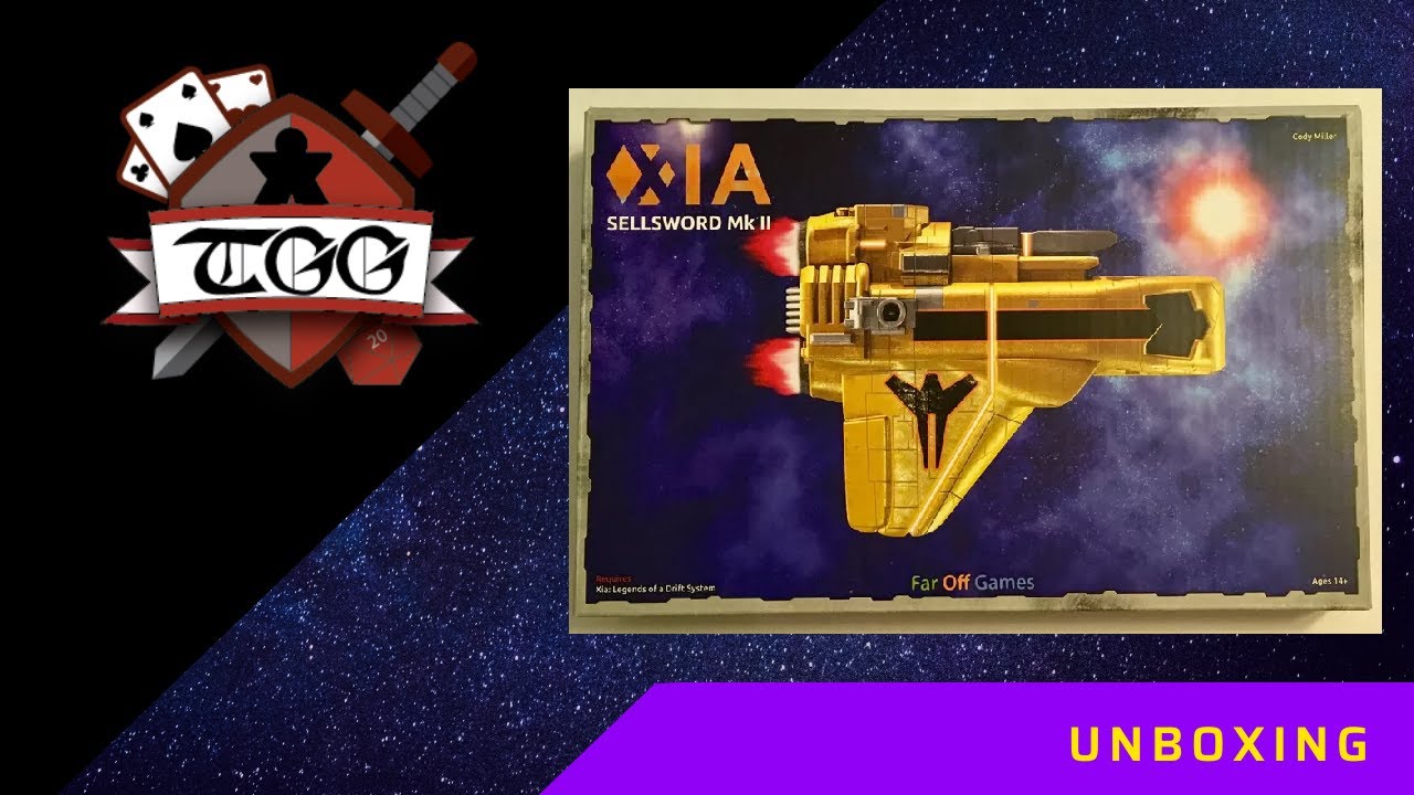 Xia Legends of a Drift System Sellsword Expansion Unboxing