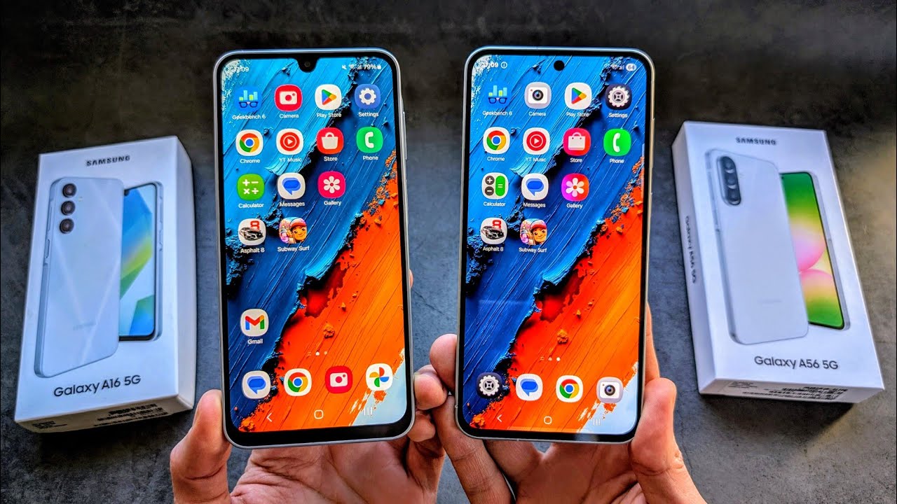 Обзор Samsung Galaxy A56 и A16: камеры, производительность, аккумулятор и качество сборки