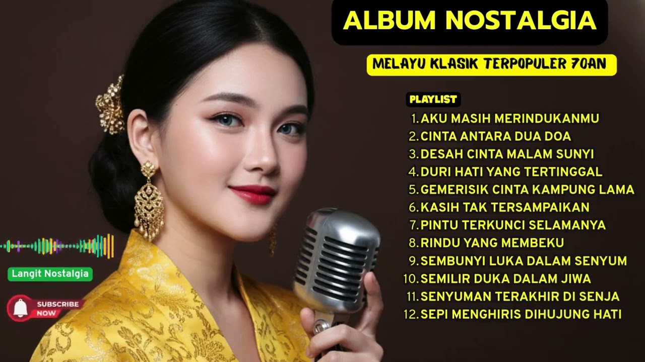 😭AKU MASIH MERINDUKANMU ! 🎵 BEST HITS MELAYU KLASIK 70-AN