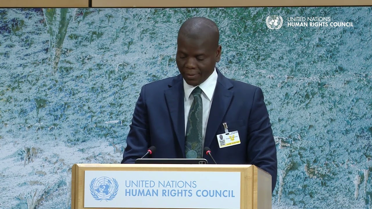 South Africa | International Relations Minister Ronald Ozzy Lamola Addresses UN Human Rights Council