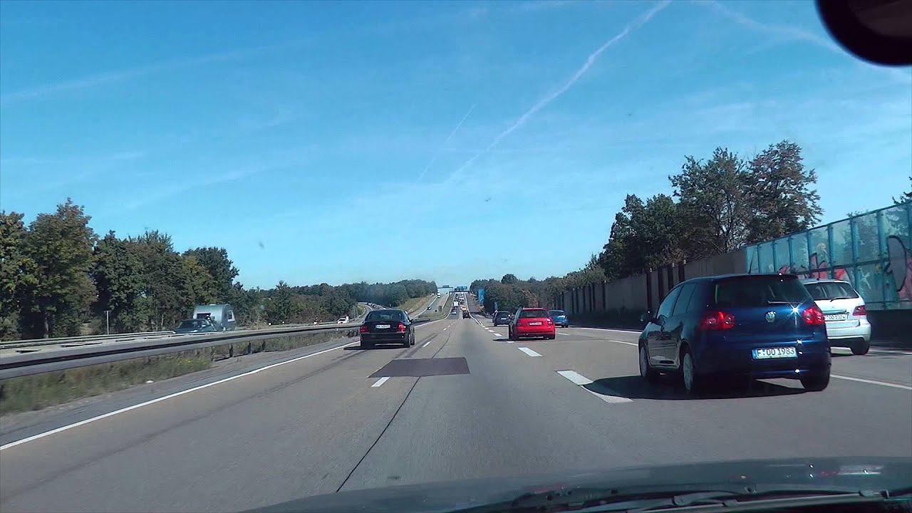Driving to FKK-World in Pohlheim-Garbenteich / September 2012 (full HD)