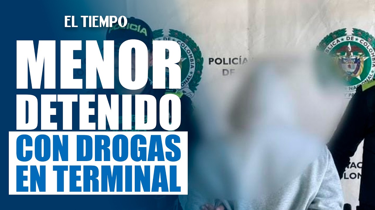 Capturan a menor con 11 kilos de marihuana en la Terminal del Sur de Bogotá | EL TIEMPO