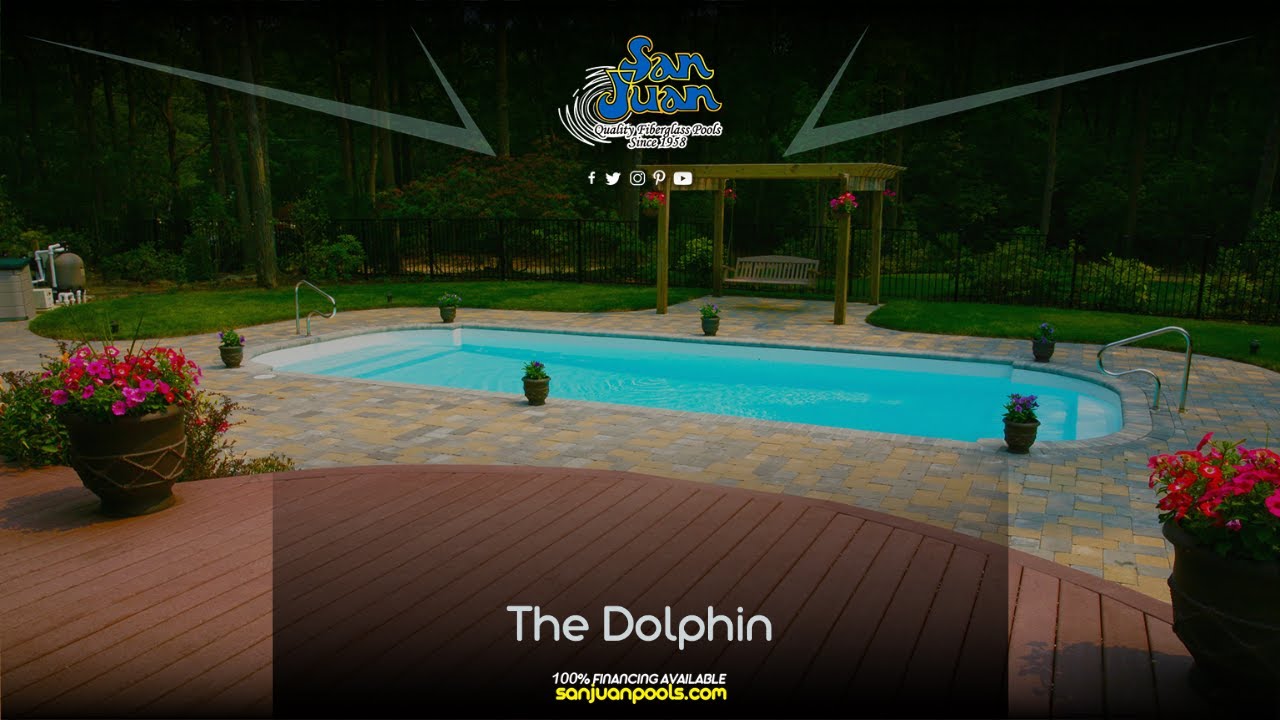 The Dolphin – A Grecian Pool Shape | San Juan Pools