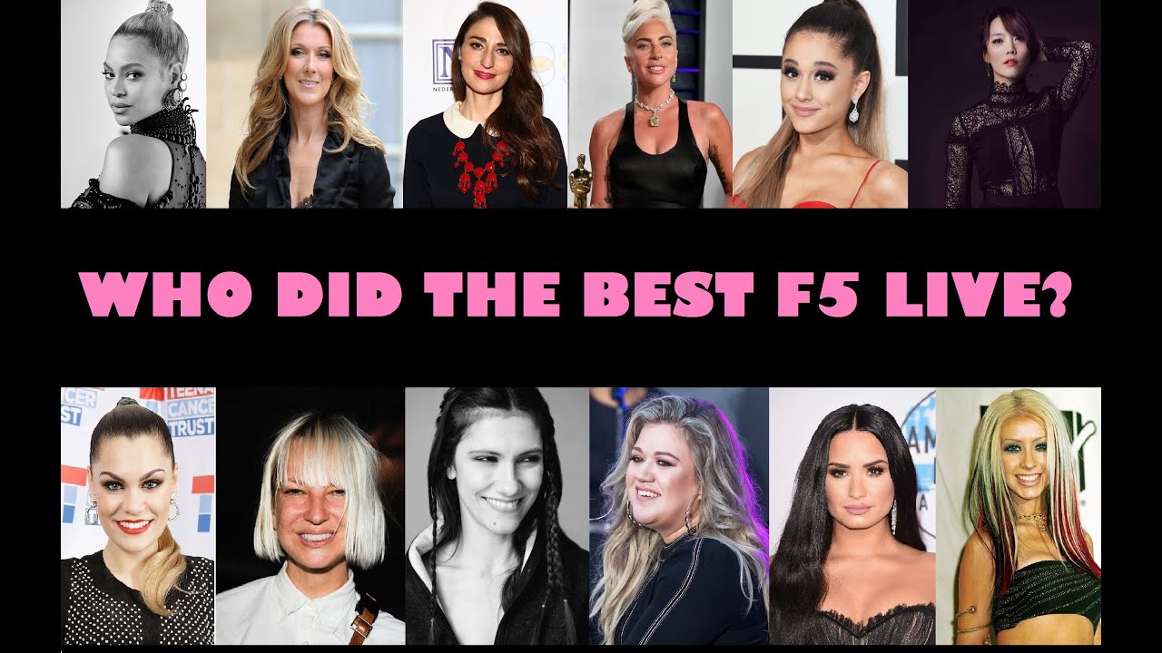 Who Did The Best F5 Live? - 12 Singers