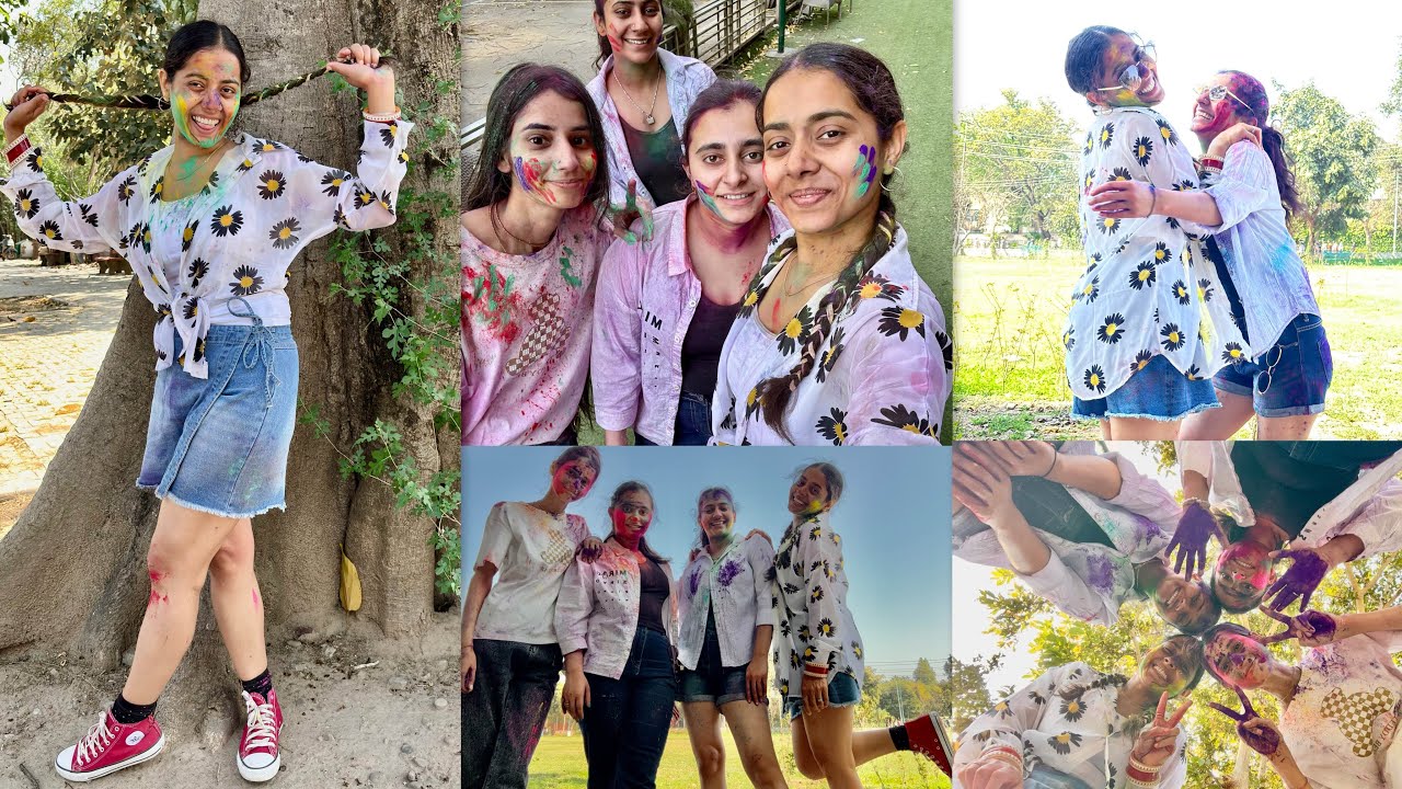 Lake Side Holi Celebration🌈 | Fun, Friends & Colors 