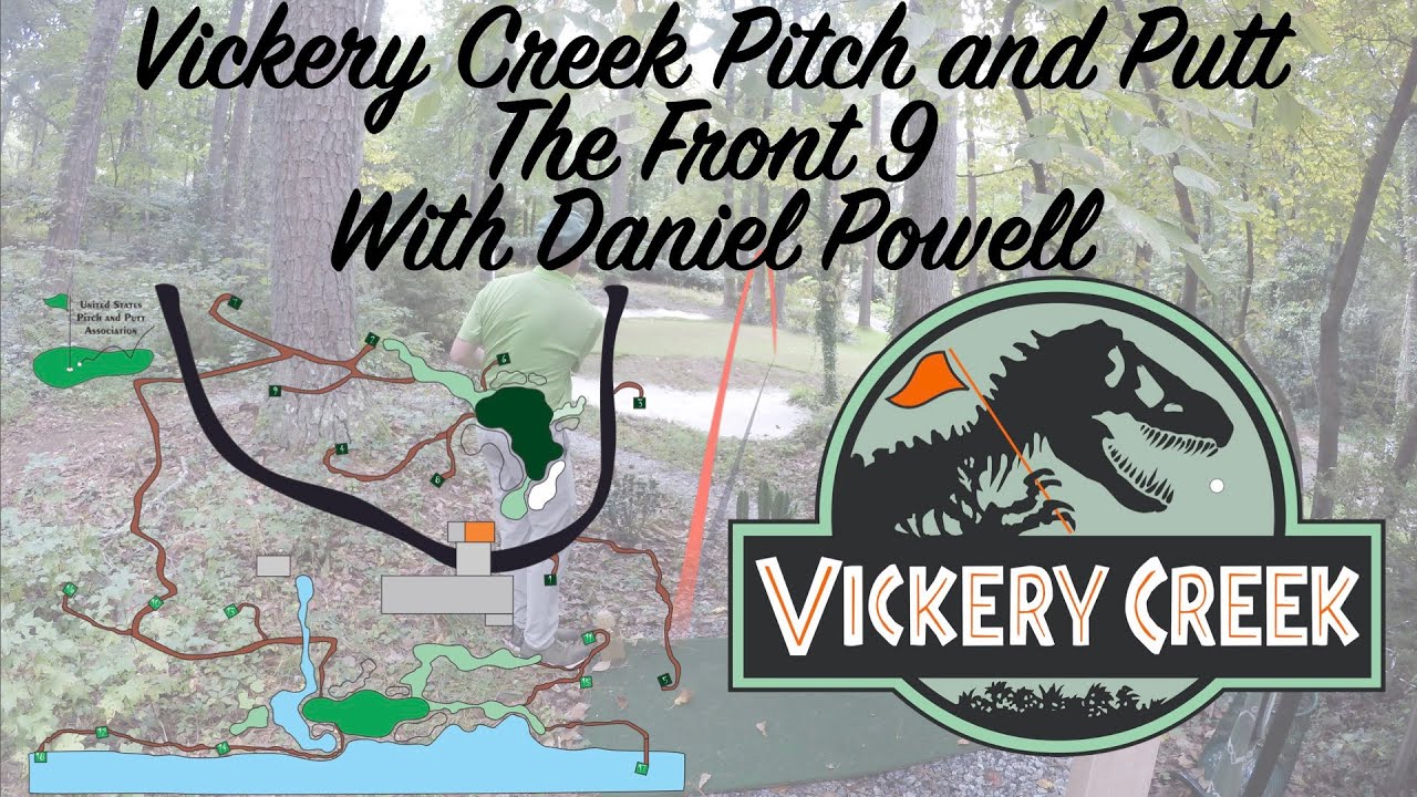 Vickery Creek Pitch and Putt, the Front 9. Most unique course I've ever played! Square Strike only!