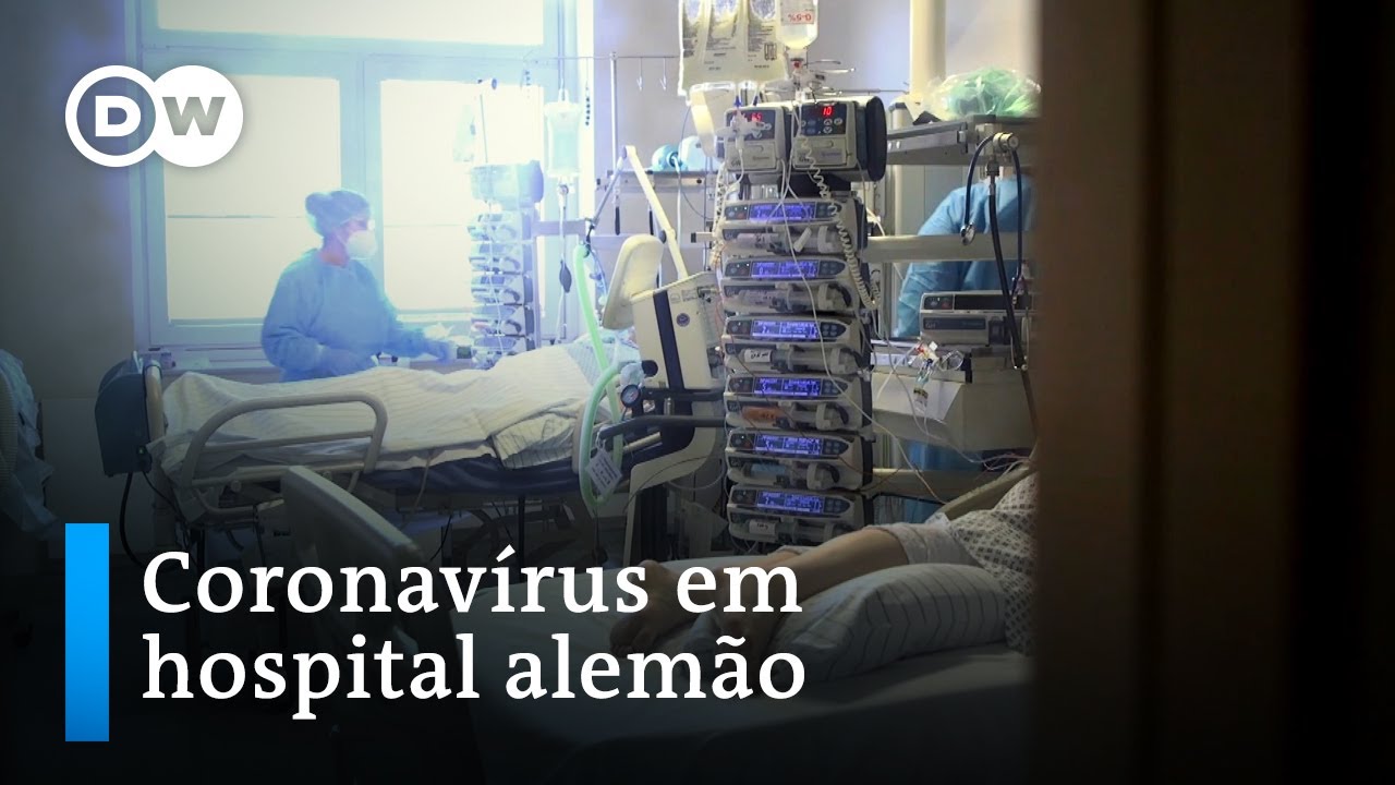 Um hospital alemão lida com a covid-19