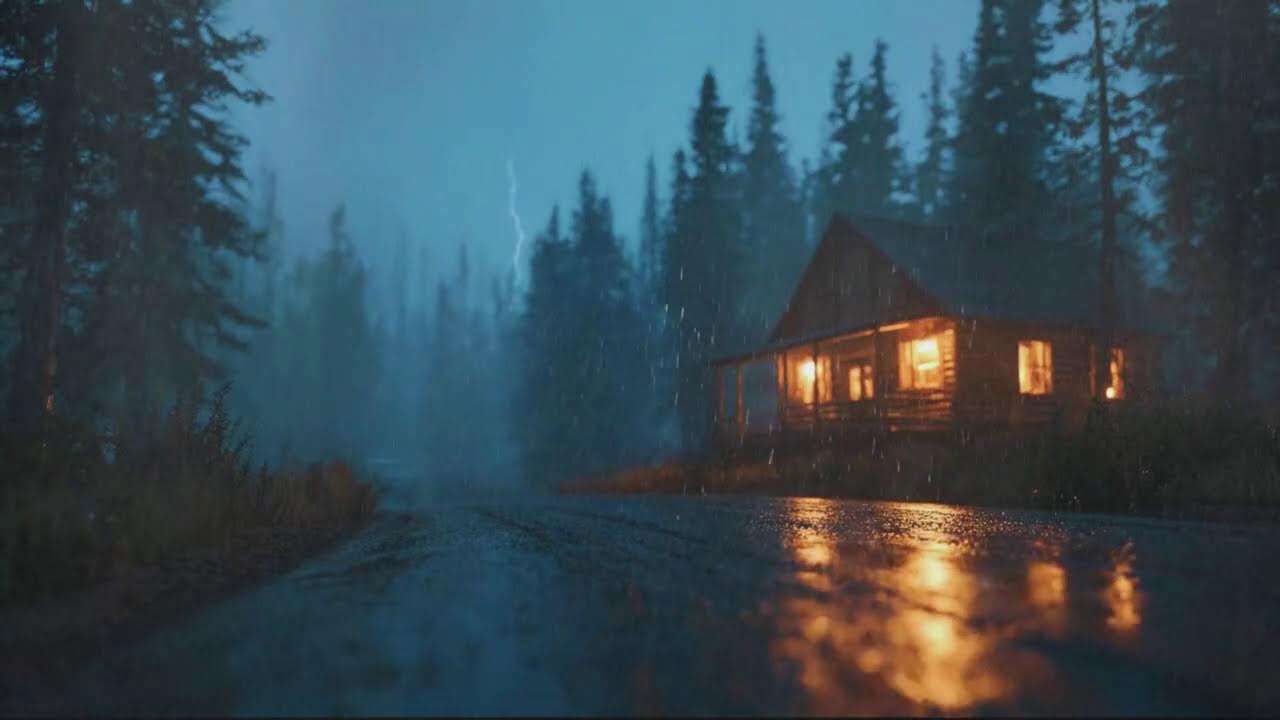 Rain & Thunder for Deep Sleep - Sleep Fast & Naturally | Insomnia & Anxiety Relief | Study & Focus