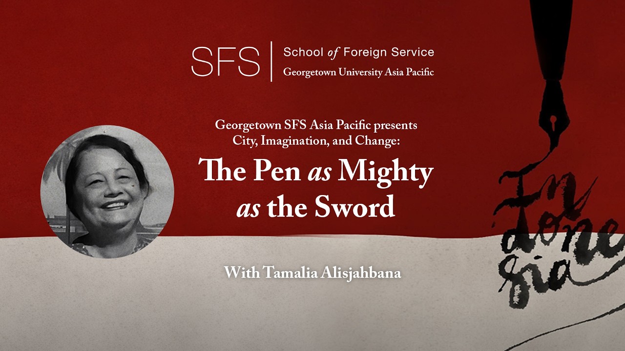 The Pen as Mighty as the Sword | GSAP Talk Public Lecture Series
