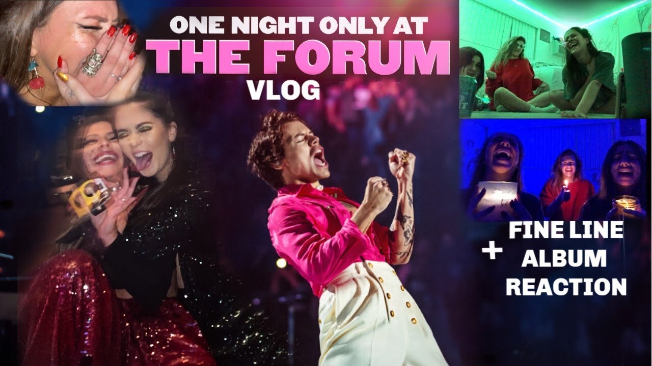 HARRY STYLES - FINE LINE ALBUM REACTION + FORUM SHOW VLOG