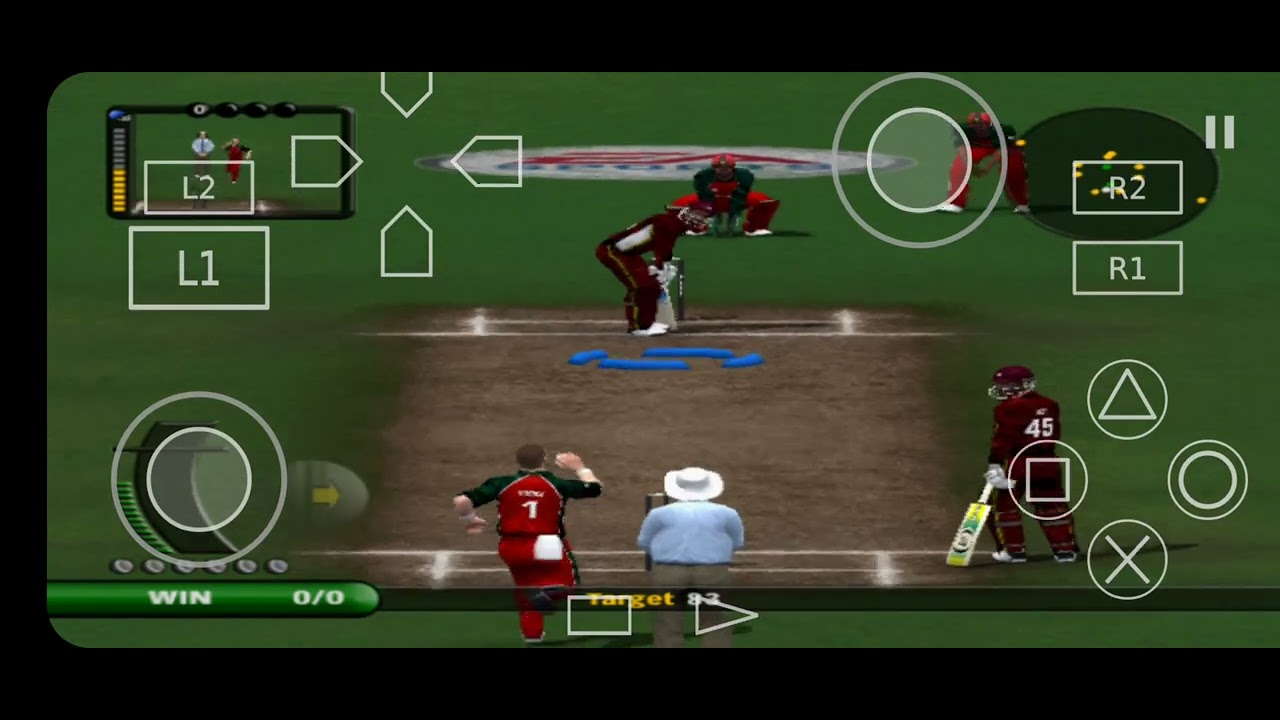 EA CRICKET 2007 in Android  - AetherSX2 emulator PS2 2022