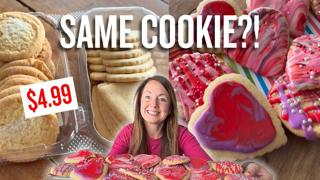 Turn $5 Store Cookies into a Valentine’s Gift Tray