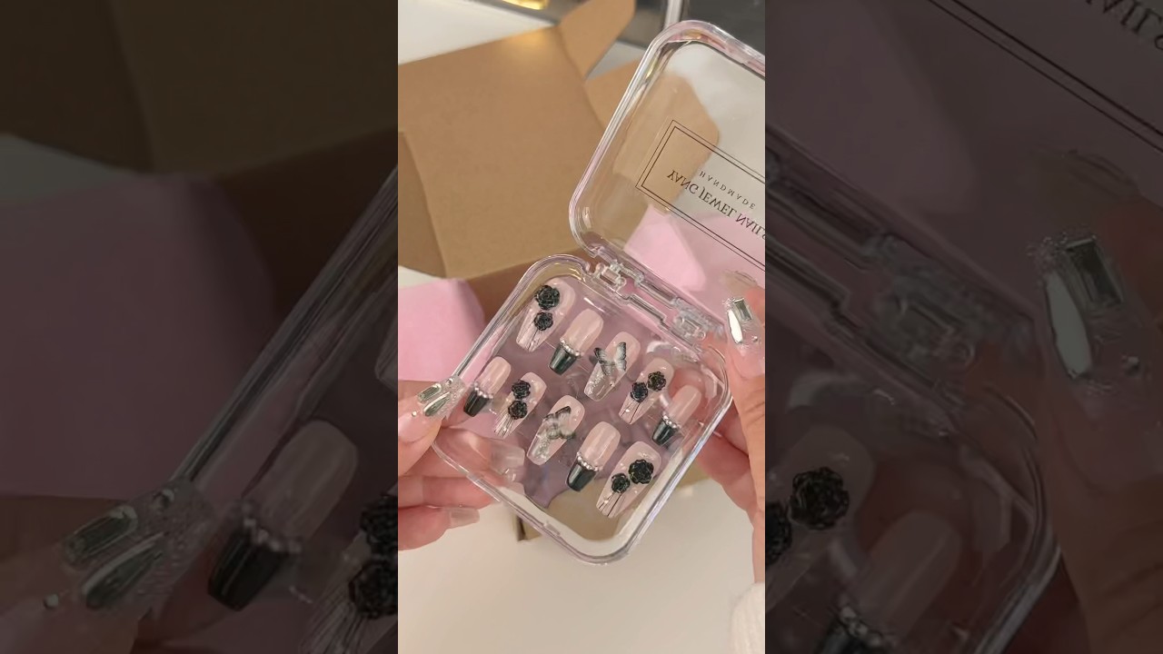 Press on nails | pack an order asmr