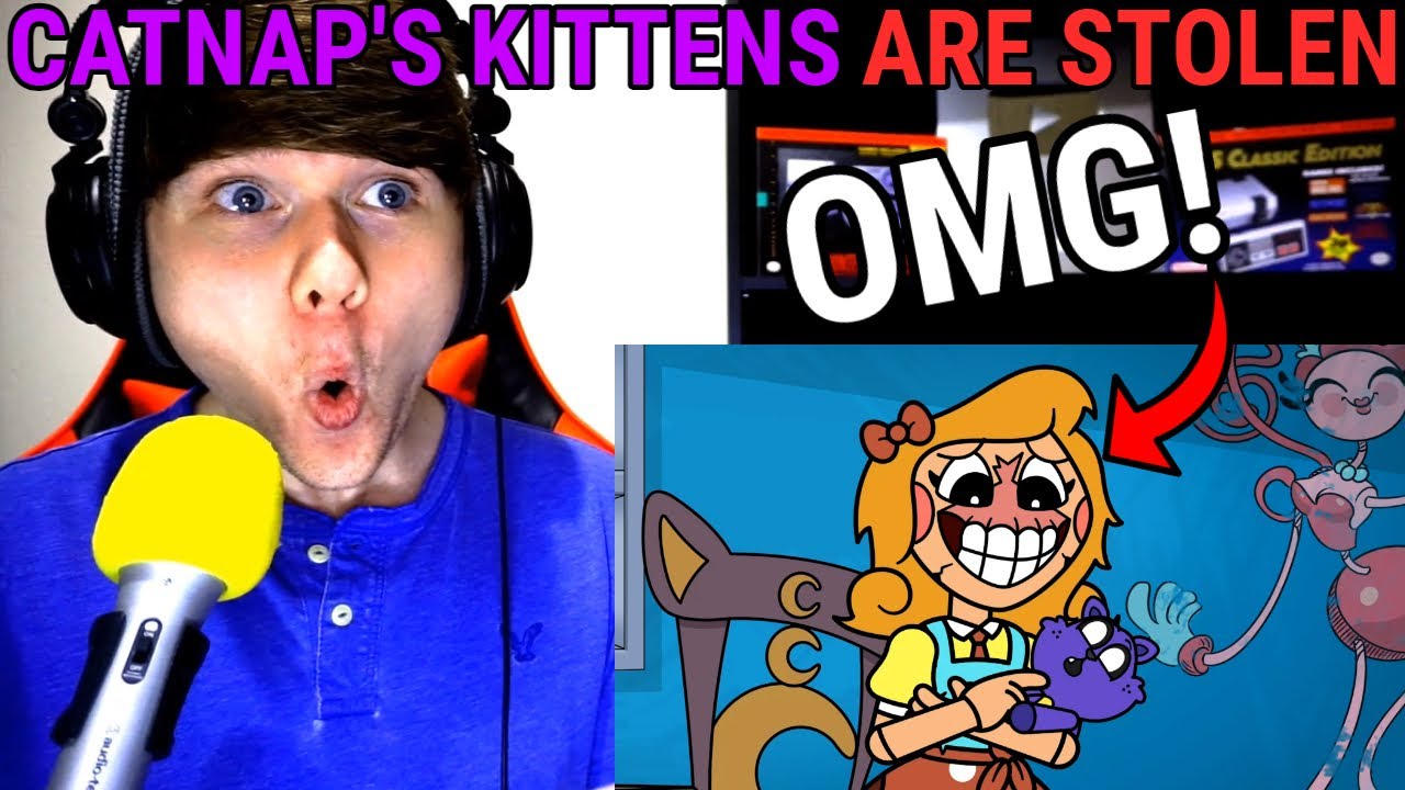 CATNAP's KITTENS are TAKEN?! (Cartoon Animation) @GameToonsOfficial REACTION!