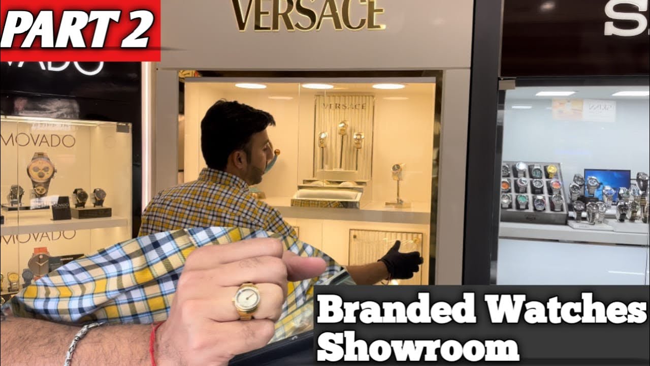 Watches Showroom  |  Part 2 | Versace ,Titan ,Tiatna Raga ,Fossil ,Armani Exchange ,Seiko & more..
