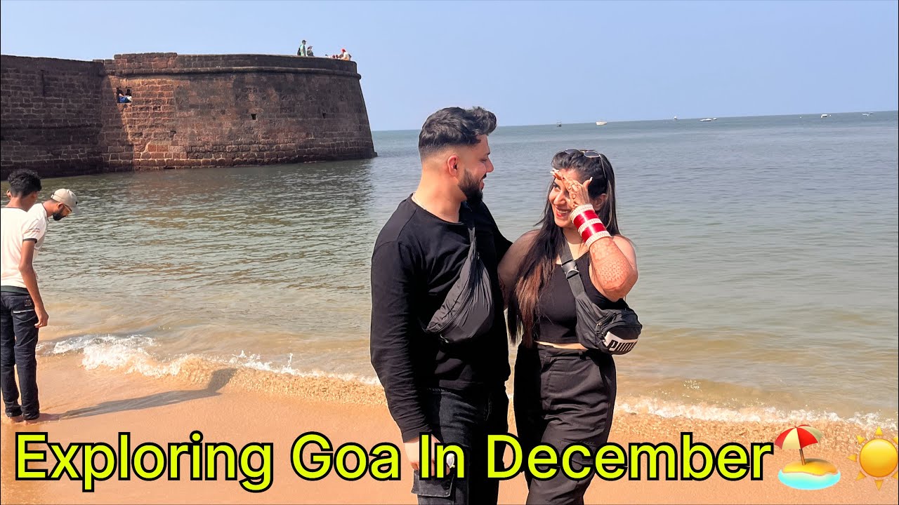 💓 Exploring Goa In December 🏖️☀️Part-1️⃣ #goabeach #goa #beachvibes #goavibes 
