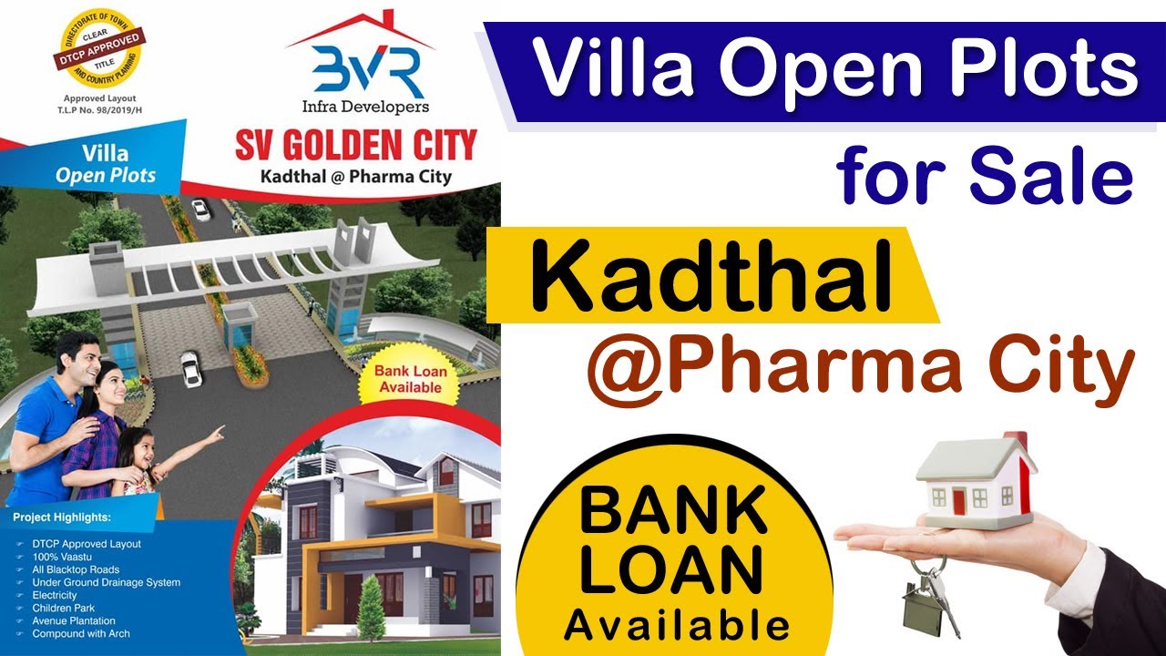 Villa Open Plots for Sale @Kadthal, Near Pharma City | Residential Plots for Sale | DTCP Plots
