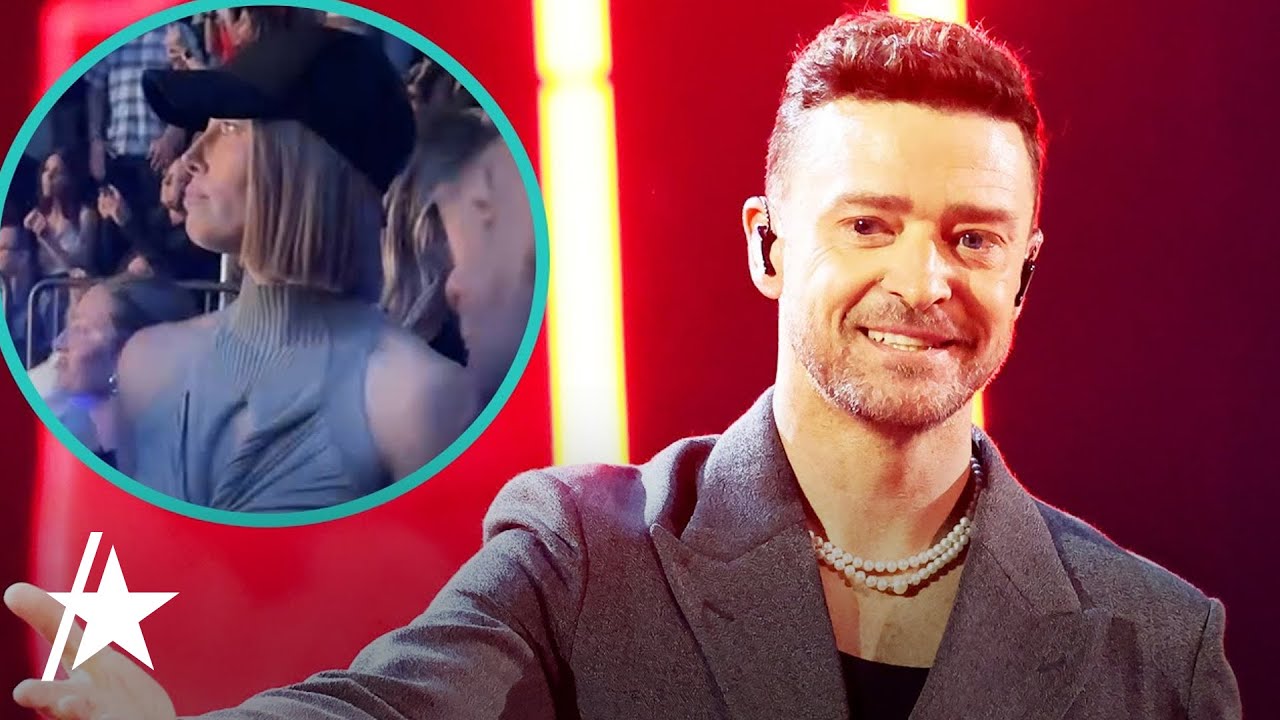 Jessica Biel SINGS & DANCES At Justin Timberlake's Concert After His DWI Arrest