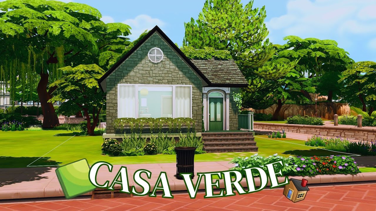 Hice una MINI casa color VERDE