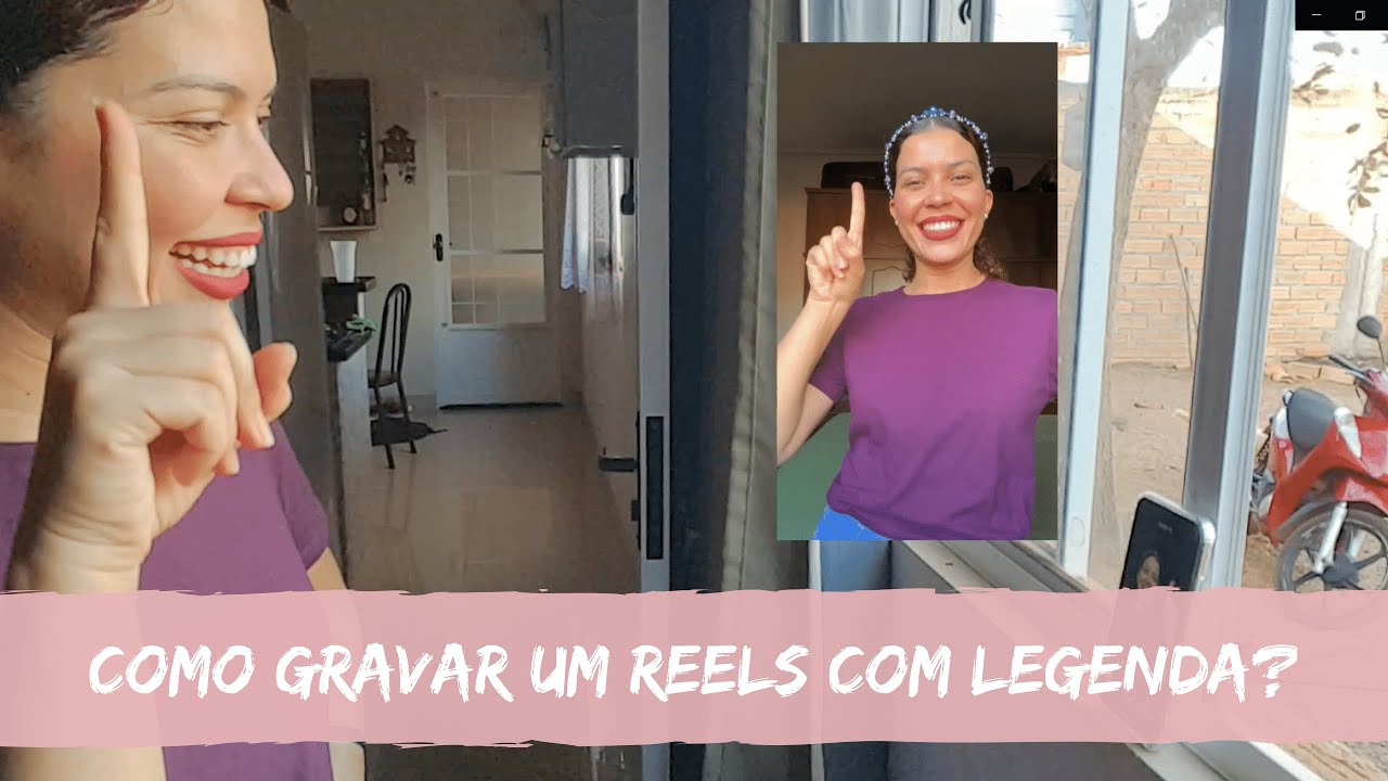 Como gravar um Reels com legenda!
