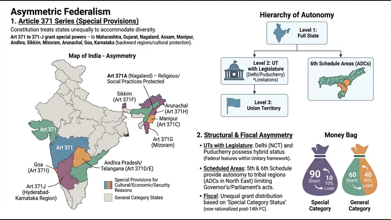 Federal System (pol-g2.18) || Indian Polity