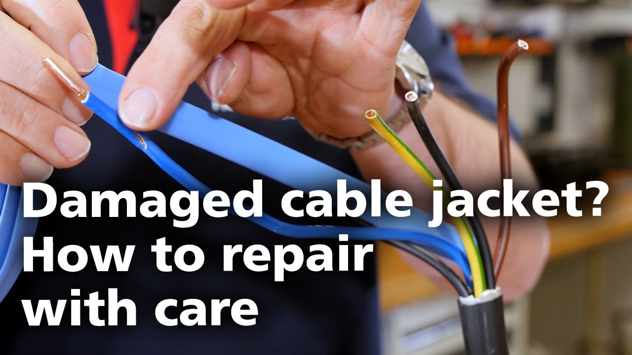 Repair damaged wires with coloured heat shrink tubing #6