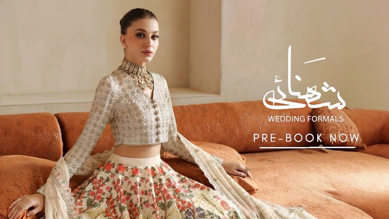 Afrozeh Shehnai Wedding Formals'24 | Afrozeh Unstitched Wedding Formal Collection 2024
