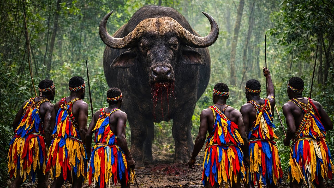 How 7 Hadza Men Took Down a 1,000-Pound Buffalo