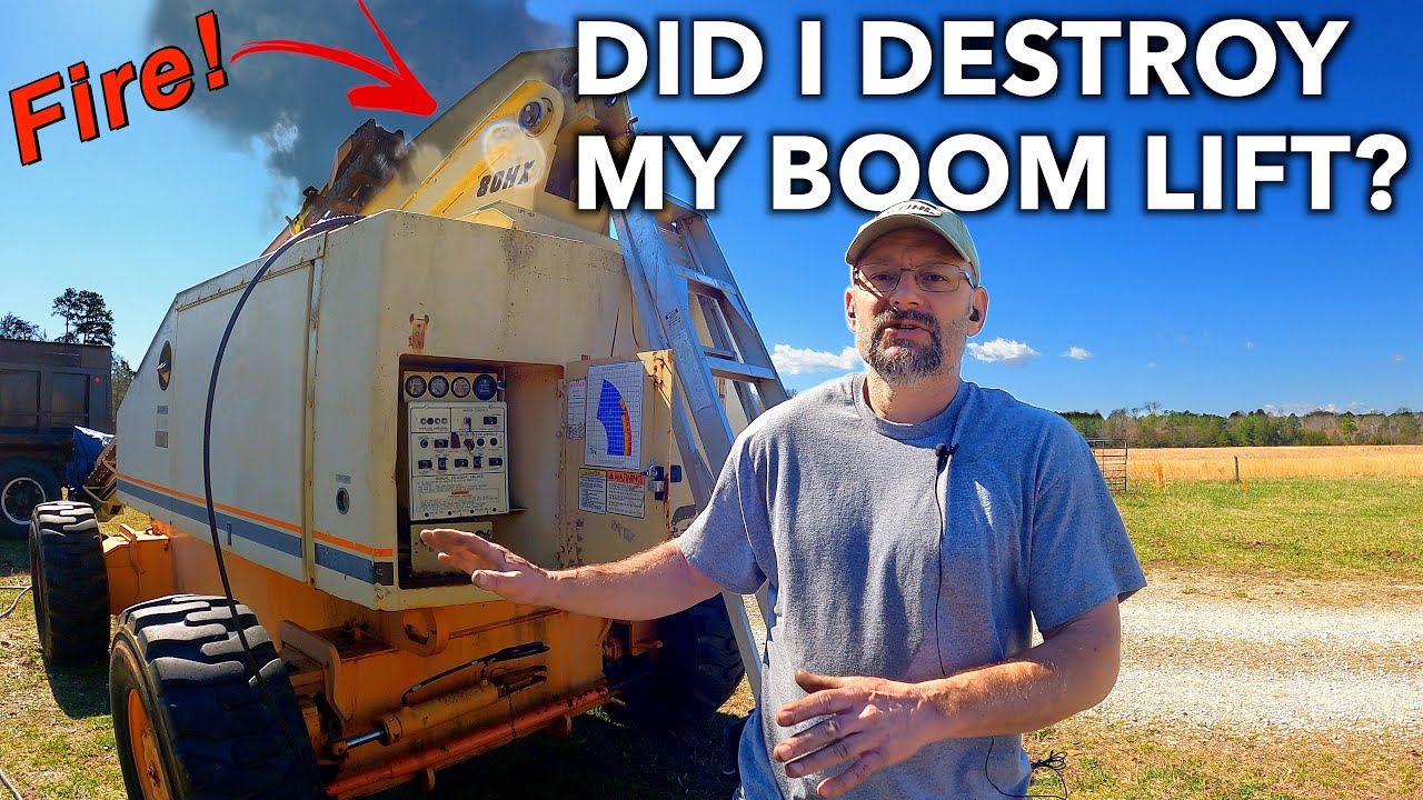 Boom Lift FIRE!  Can It Be Fixed?