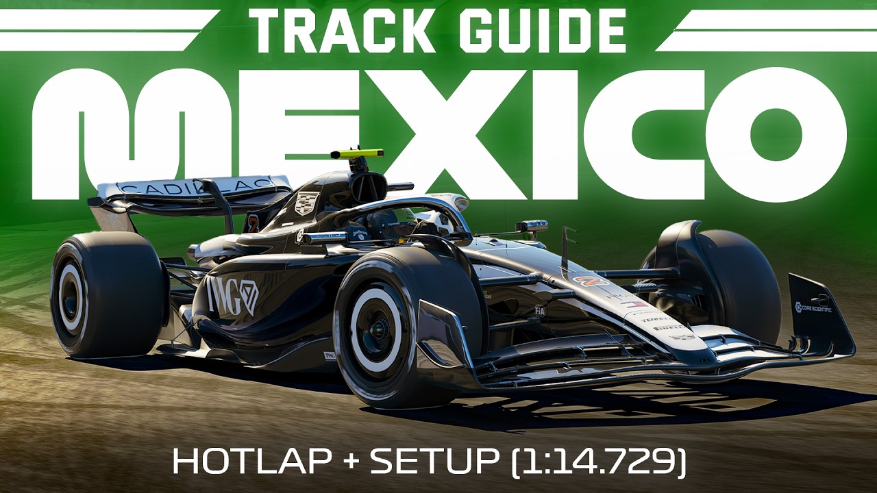 Путеводитель по трассе F1 25 в Мексике (1:14.729)
