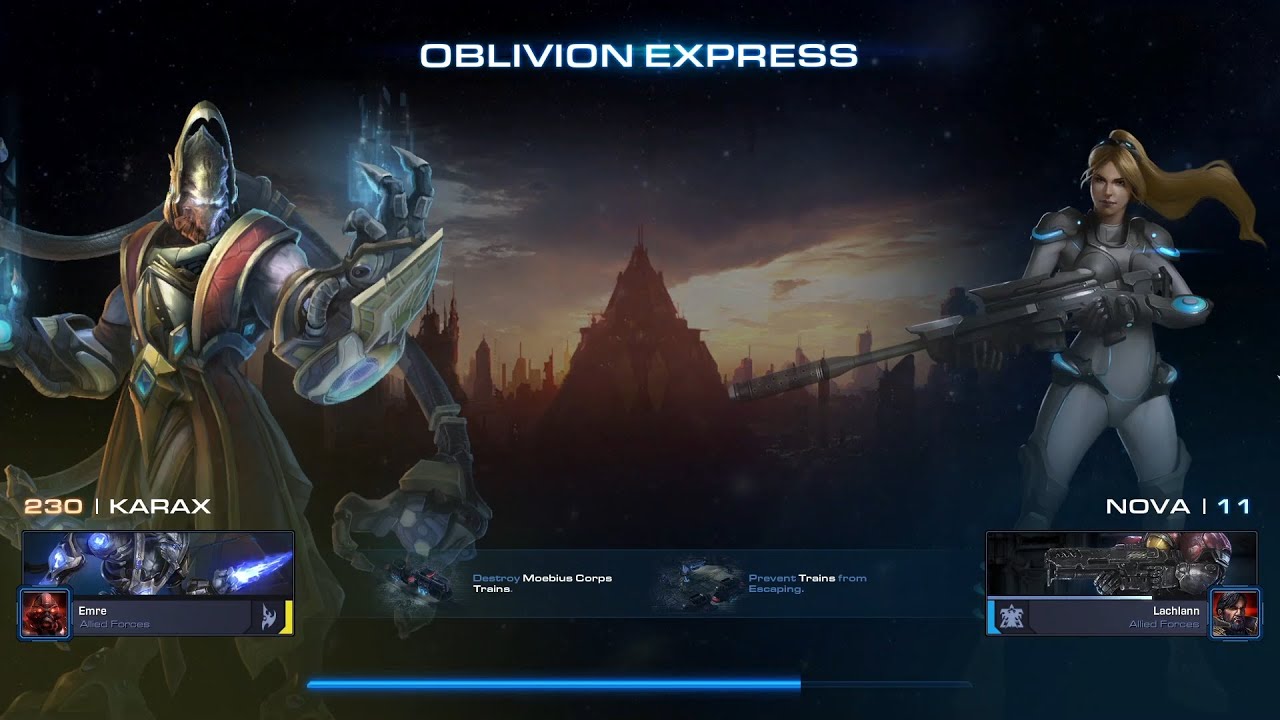StarCraft II Co-op &ndash; Oblivion Express Brutal | Karax Defense Master!