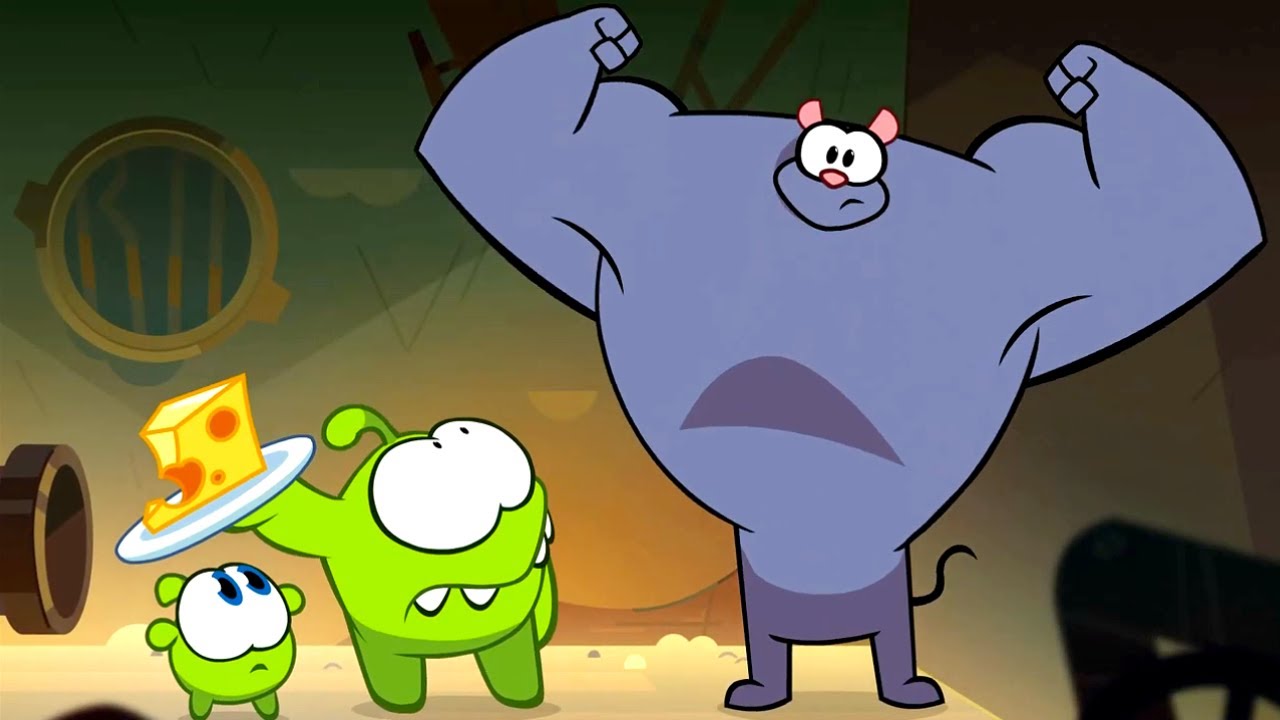As Histórias do Om Nom - Queijo poderoso  - Desenhos Animados para crianças