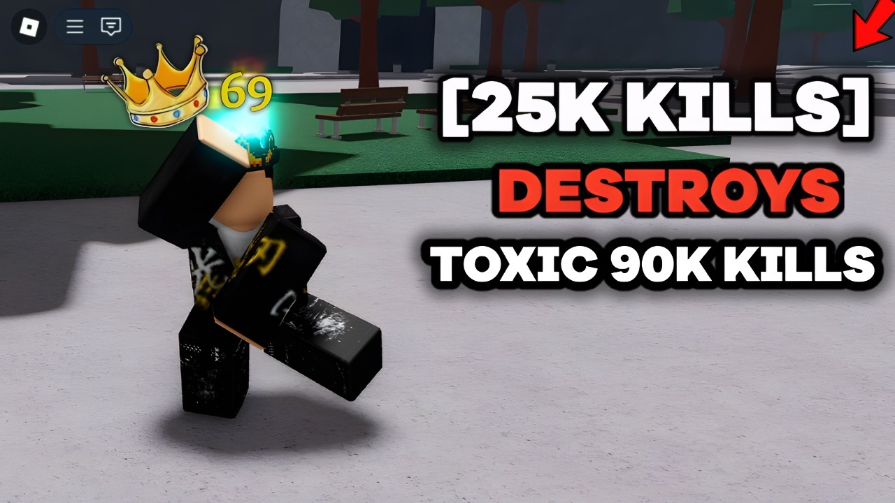 HUMBLING This TOXIC 90K KILLS AFK Killer 🤣💀 The Strongest Battlegrounds