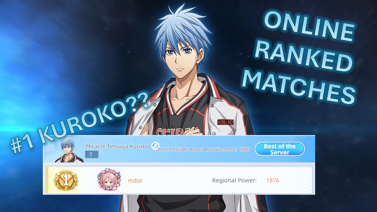 DAY 3 - #1 KUROKO RANKED MATCHES | Kuroko no Basket Street Rivals