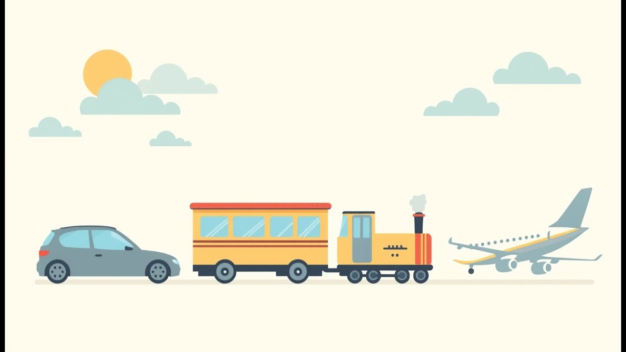 Learning Vehicles and Their Names | Calm Educational Story for Kids