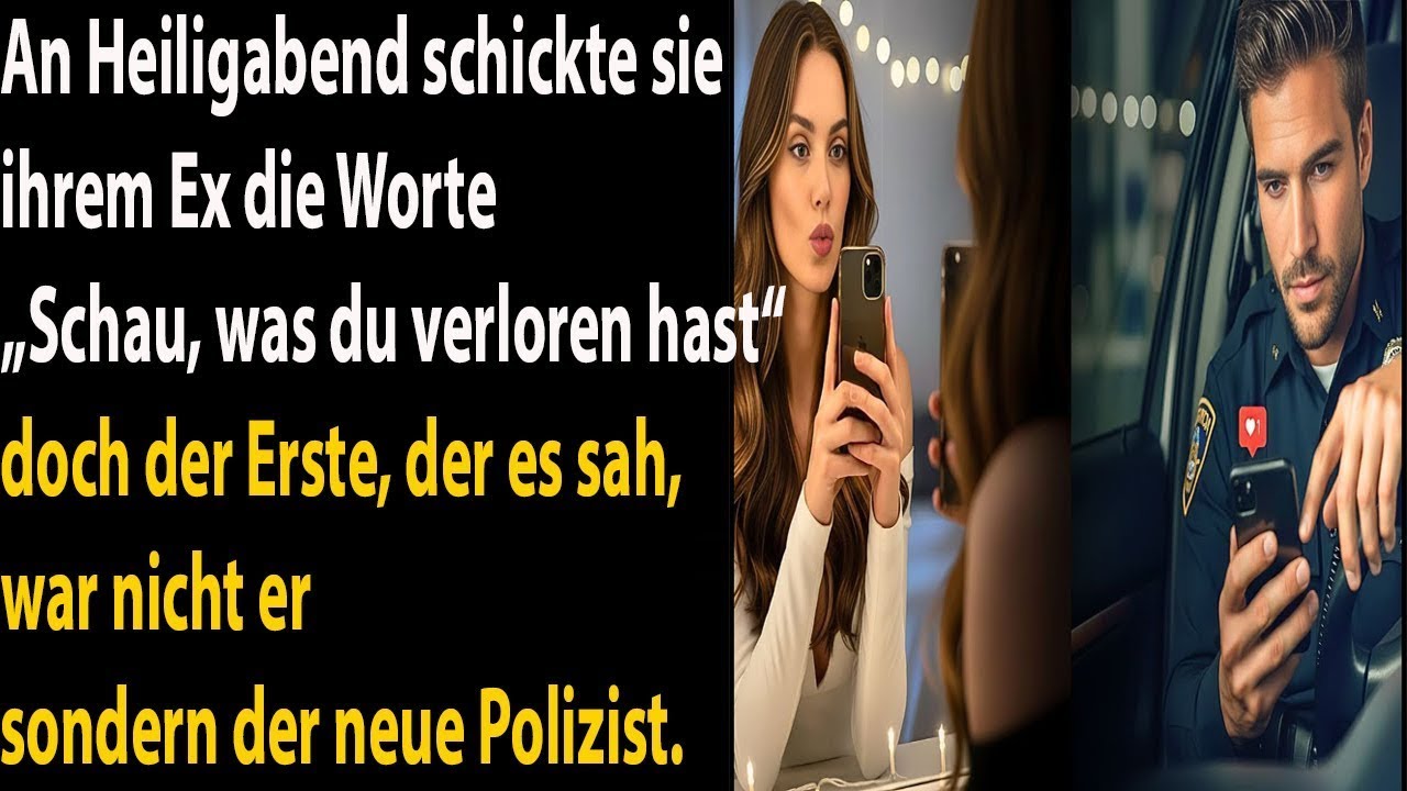 AN HEILIGABEND SCHICKTE SIE IHREM EX „SCHAU, WAS DU VERLOREN HAST“ – DOCH EIN POLIZIST SAH ES ZUERST