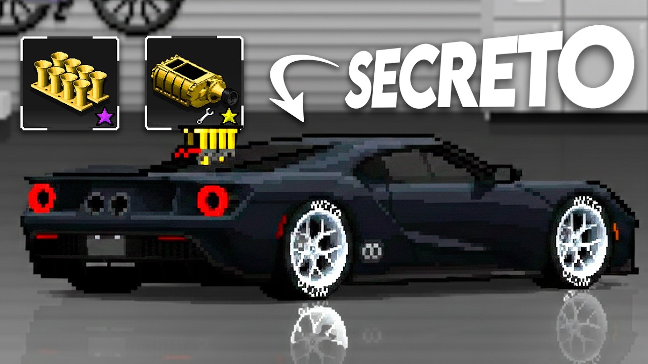 Encontrei um CARRO MUITO RARO no Pixel Car Racer | tentando montar o carro FULL GOLD