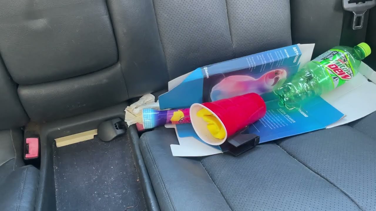 Cleaning abandoned Mercedes clk430  ASMR no Talk