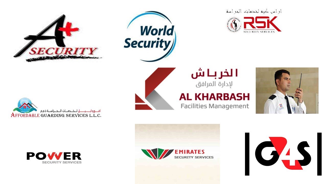 Full List of the security companies in Dubai / 228 companies
