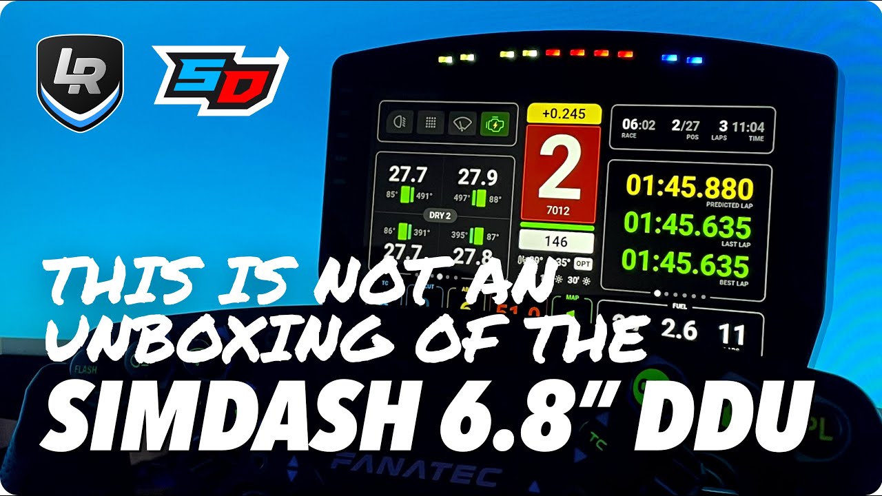 This is not an unboxing of the Sim Dash 6.8