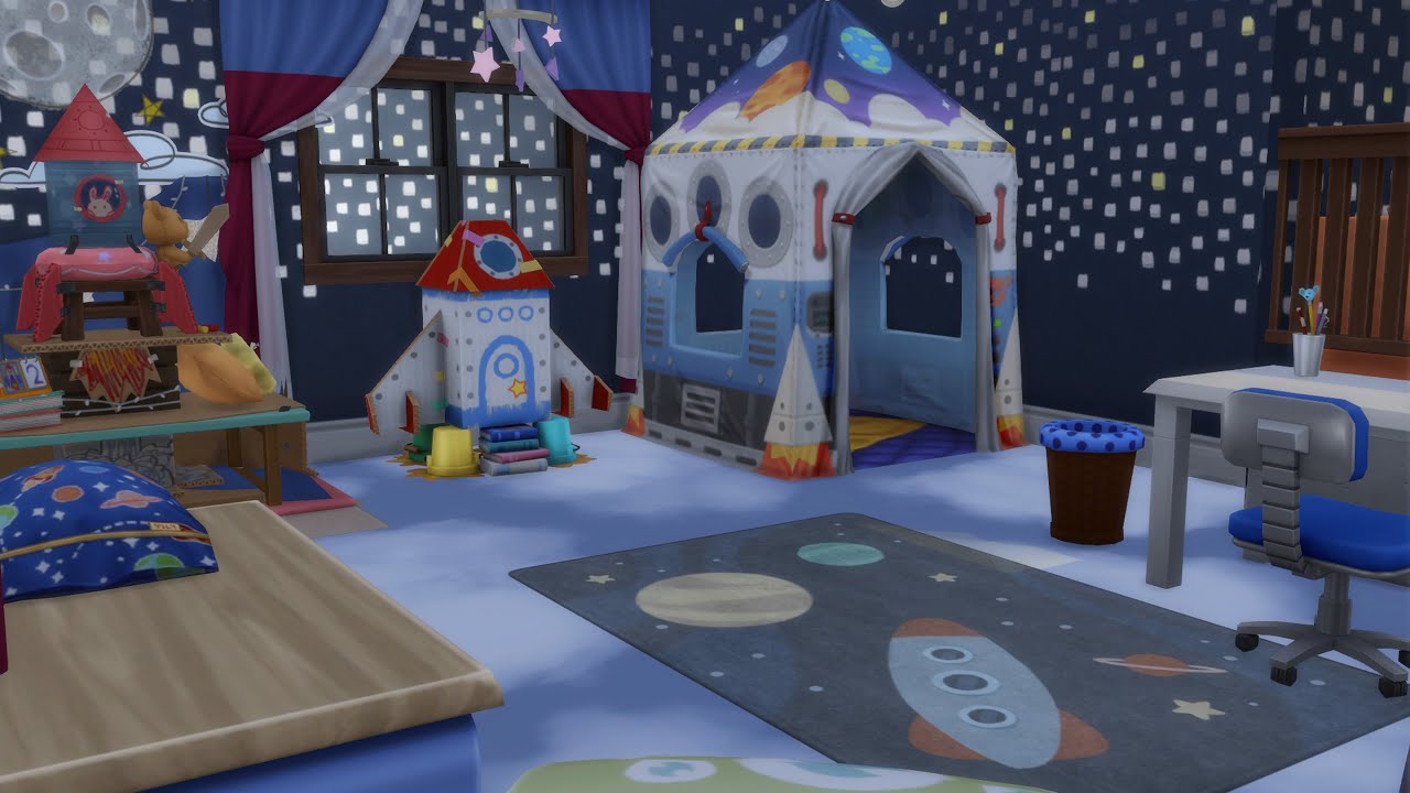 Ep# 447   Kids Galaxy Room     The Sims 4 Gallery - Rooms