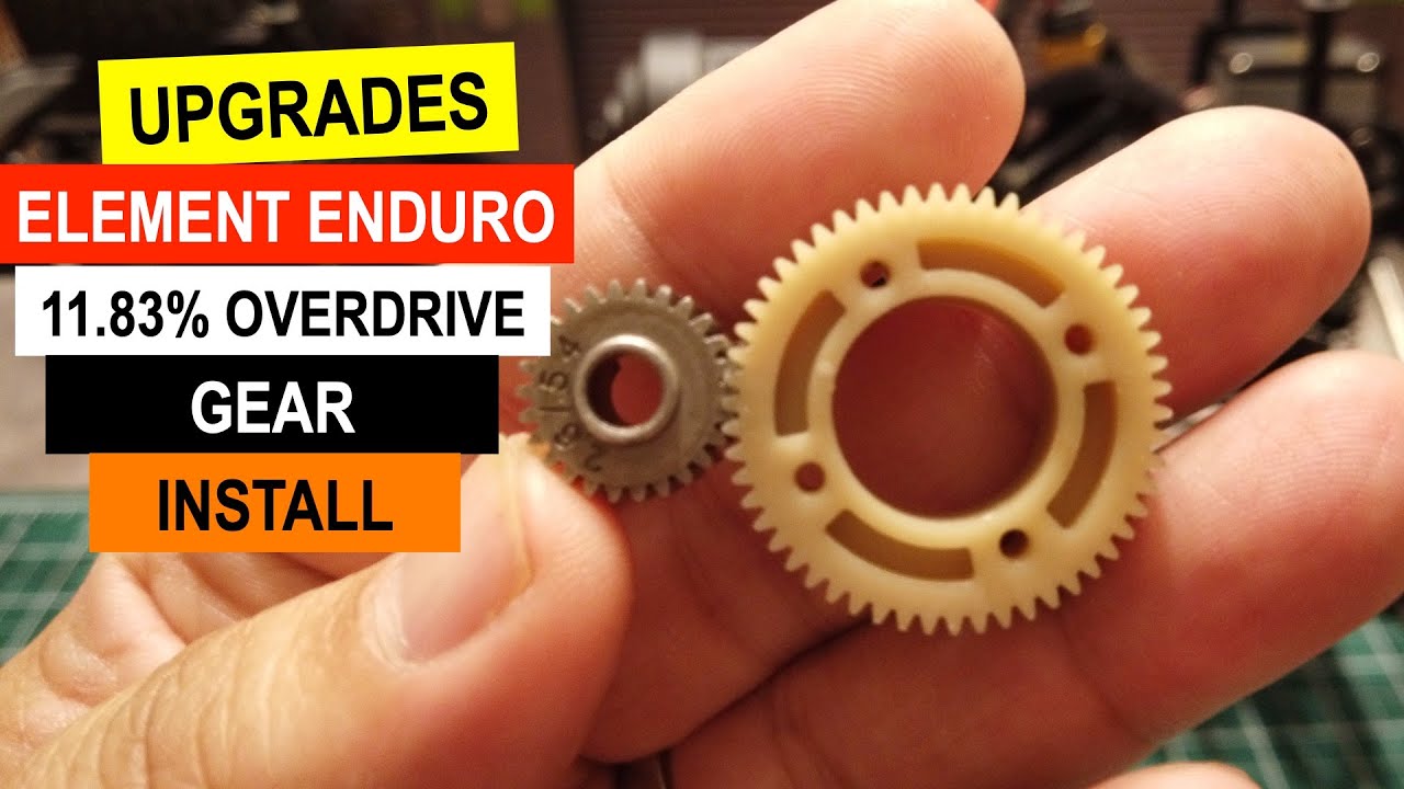 How To Install The Element RC Enduro Optional 11.83% Overdrive - BigSung Hobbies!