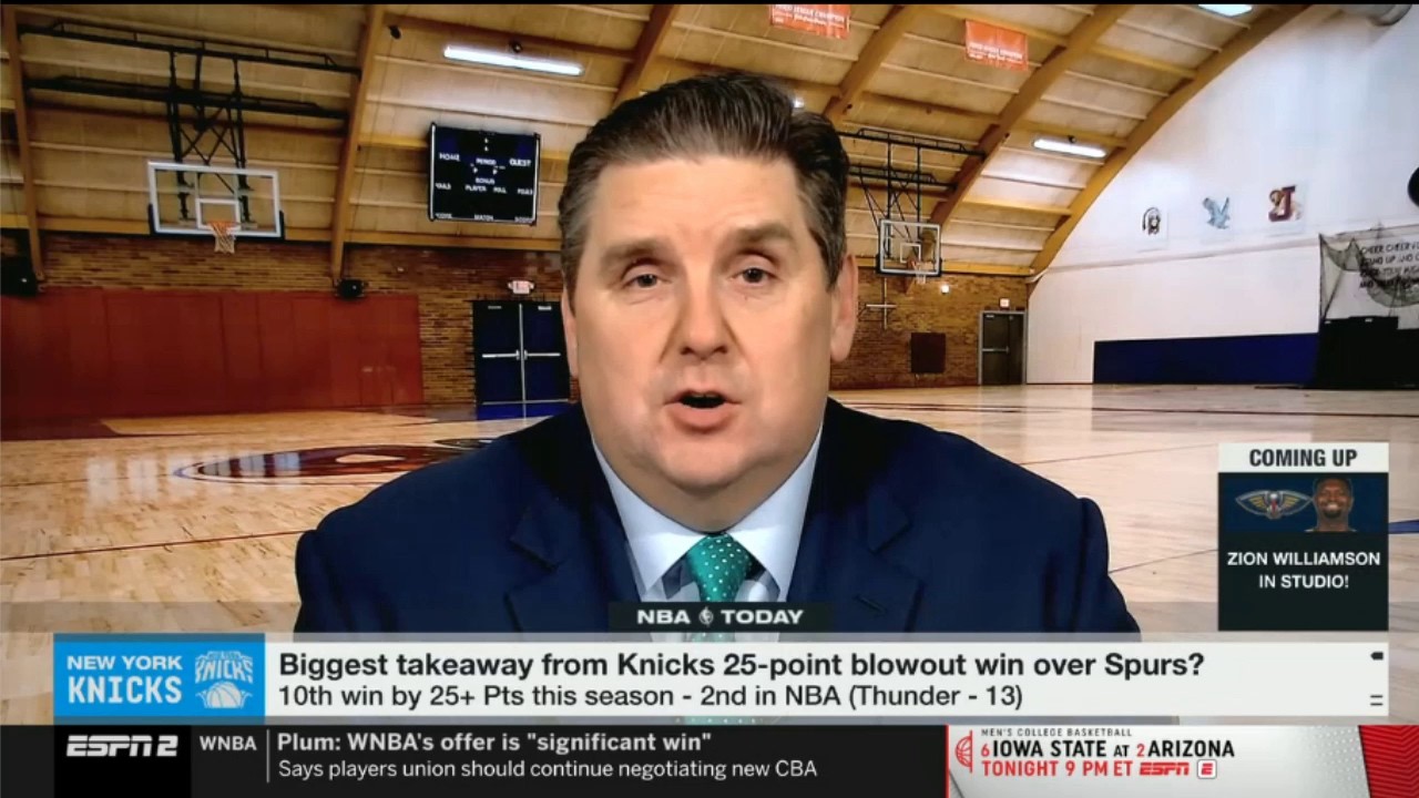 NBA Today | Knicks are a real threat! - Brian Windhorst on Jalen Brunson blowout Wemby, Spurs 114-89